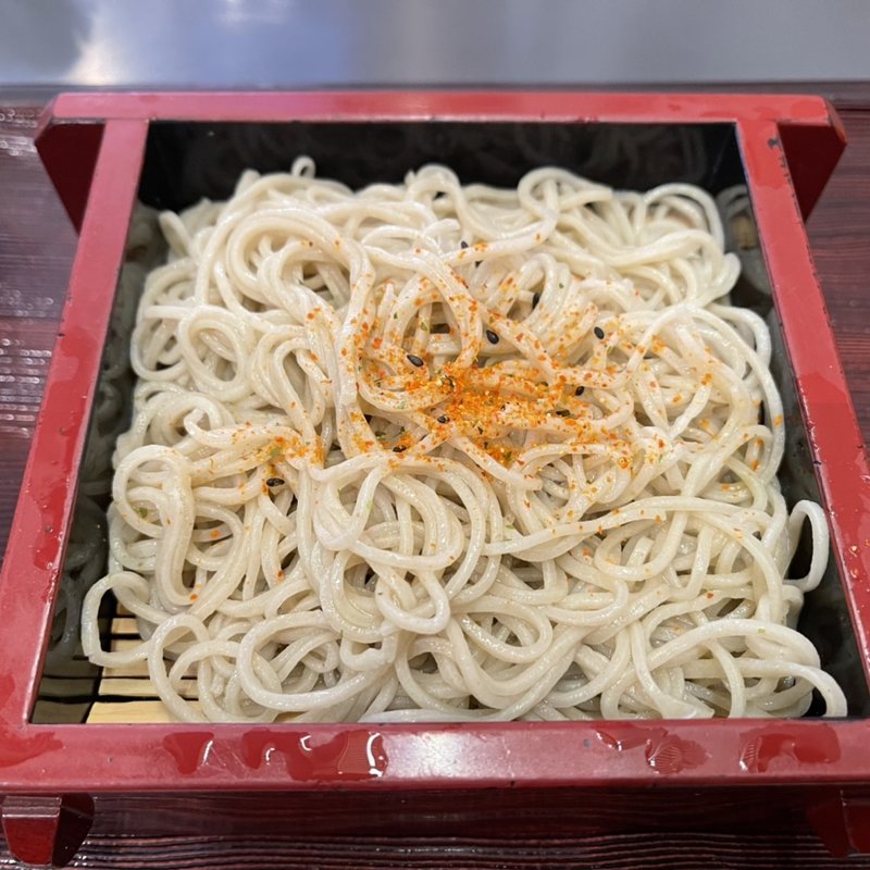 追加汁なし二八せいろ（半盛り）(そば処　久霧)