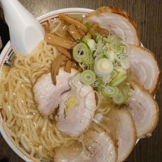 塩中華そば+肉(丸 中華そば)