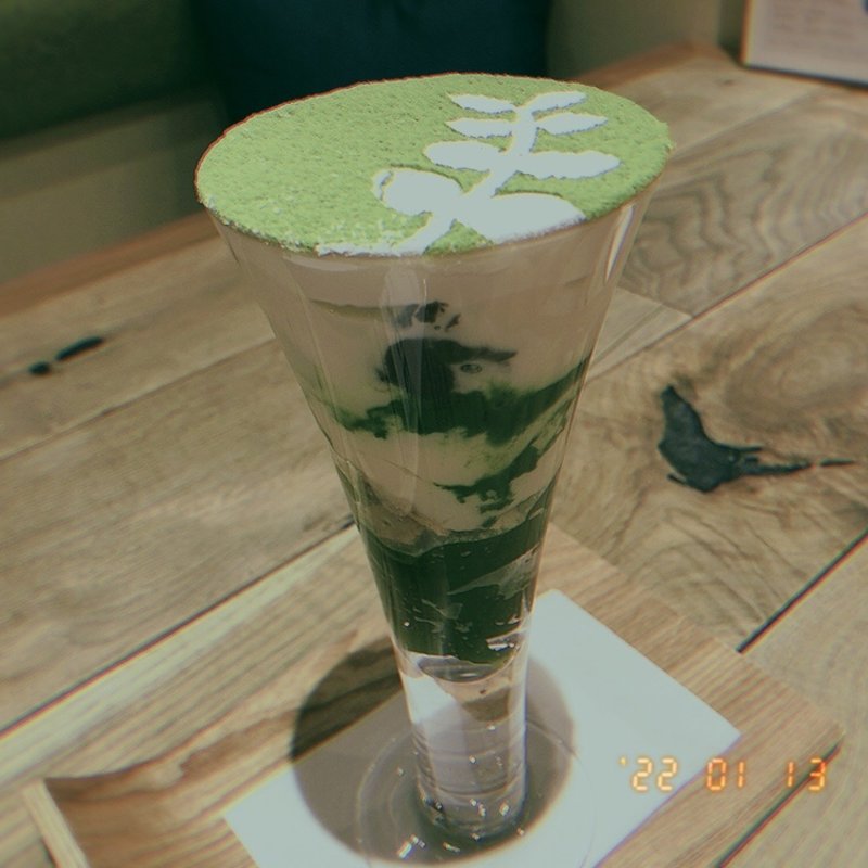 抹茶ティラミスパフェ(こなな 天神店)