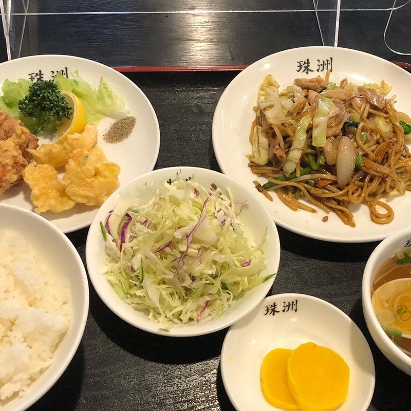 ヤキソバ定食(珠洲)