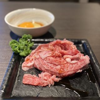 松阪牛焼きしゃぶ(焼肉 ぶろっこり)
