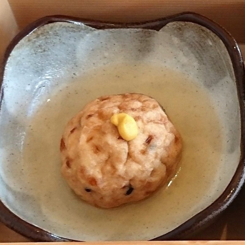 【朝食】十二庵のがんも(三輪 湯河原)