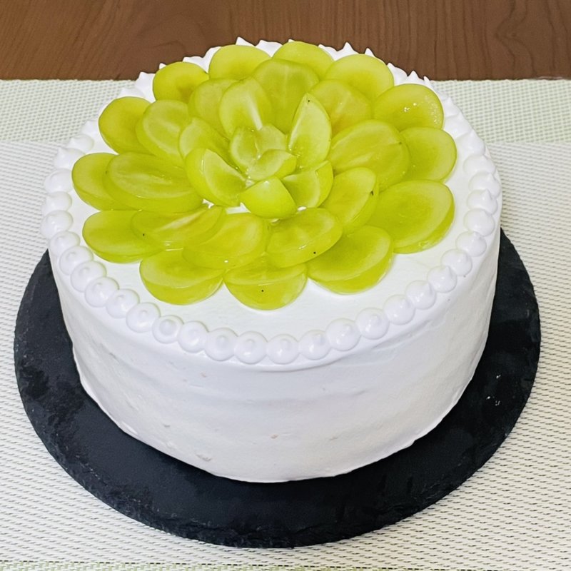 4層のマスカットケーキ(自作)