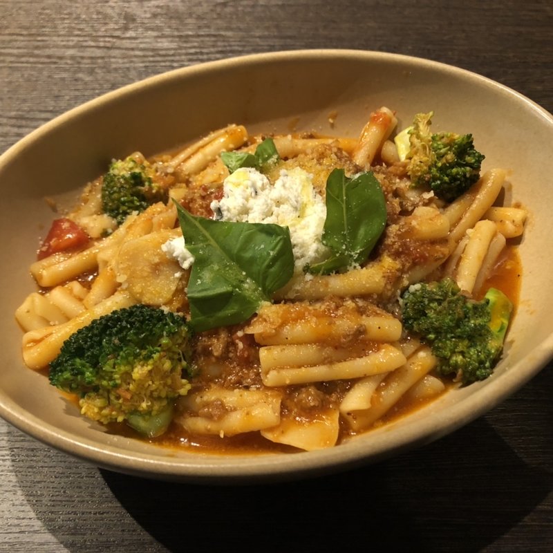 カゼレッツェ ボロネーゼ(ウルフギャング・パックPIZZA BAR アレア品川店)