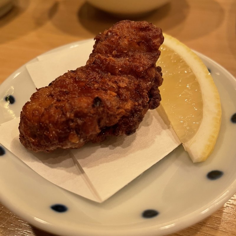 クジラの竜田揚げ(憩 ikoi)