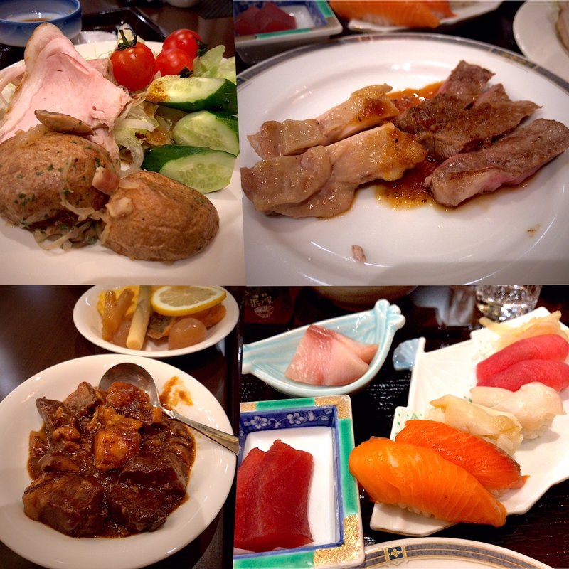 夕食ビュッフェ(浄土ヶ浜パークホテル )