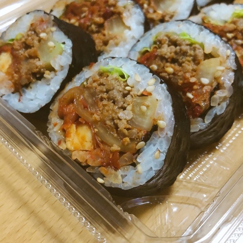 キムチそぼろキンパ(韓美膳 ラゾーナ川崎プラザ店)