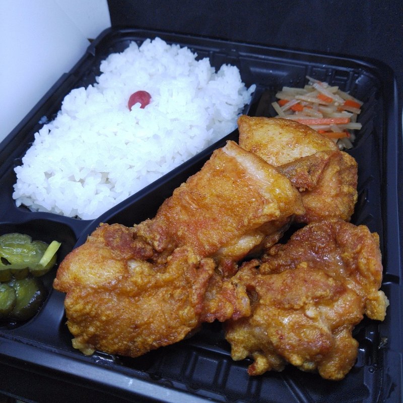カレーからあげ弁当(からあげ 金と銀　一関インター店)