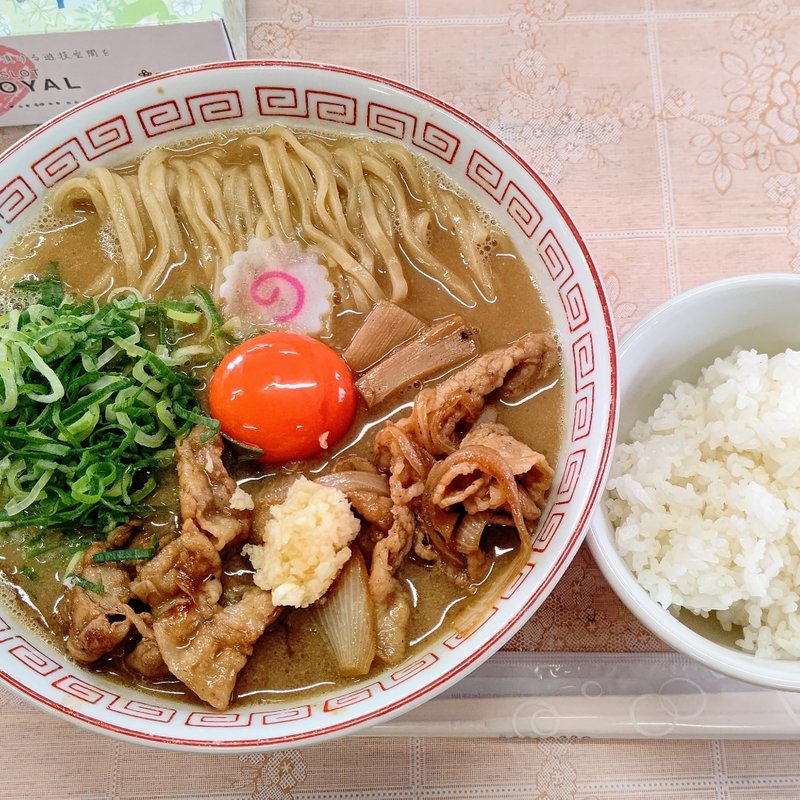 肉玉そば大盛り300g(元祖 肉玉そば越智)