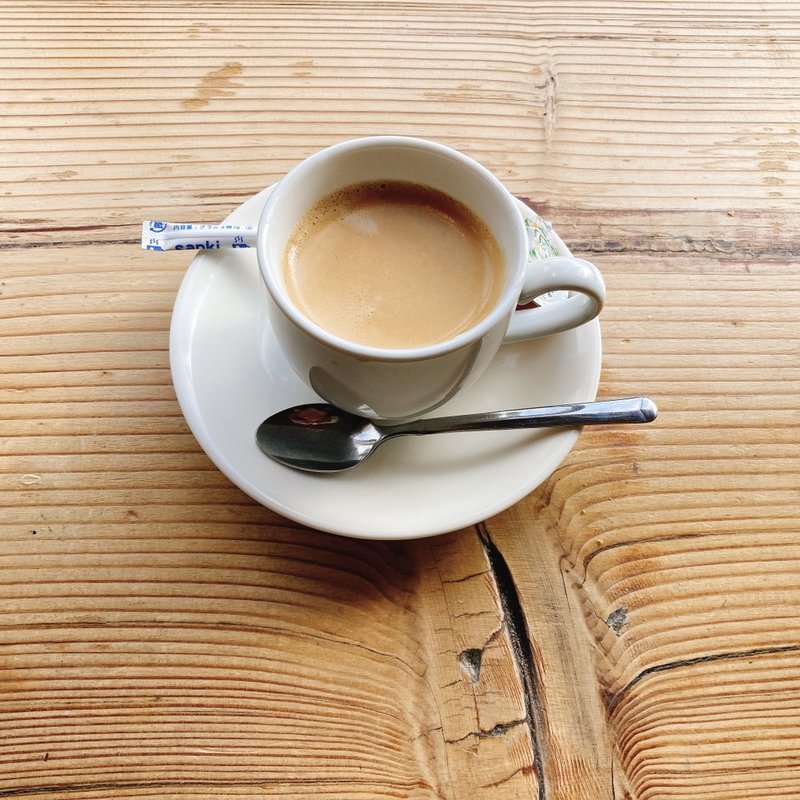 ホットコーヒー(牛すじトマト煮込み専門店もうまてん)