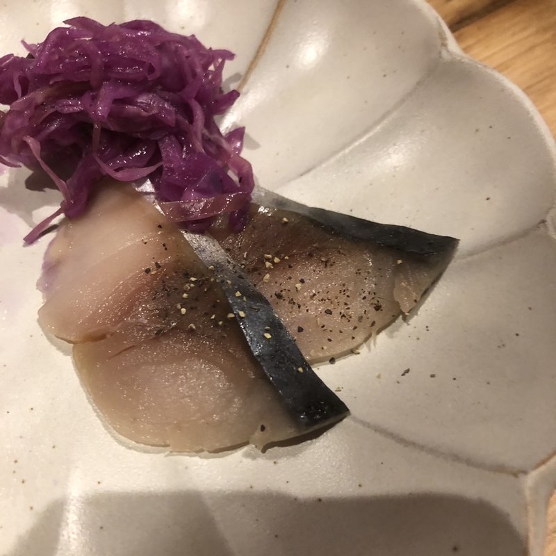 金華鯖の生ハム(焼鳥IPPON)