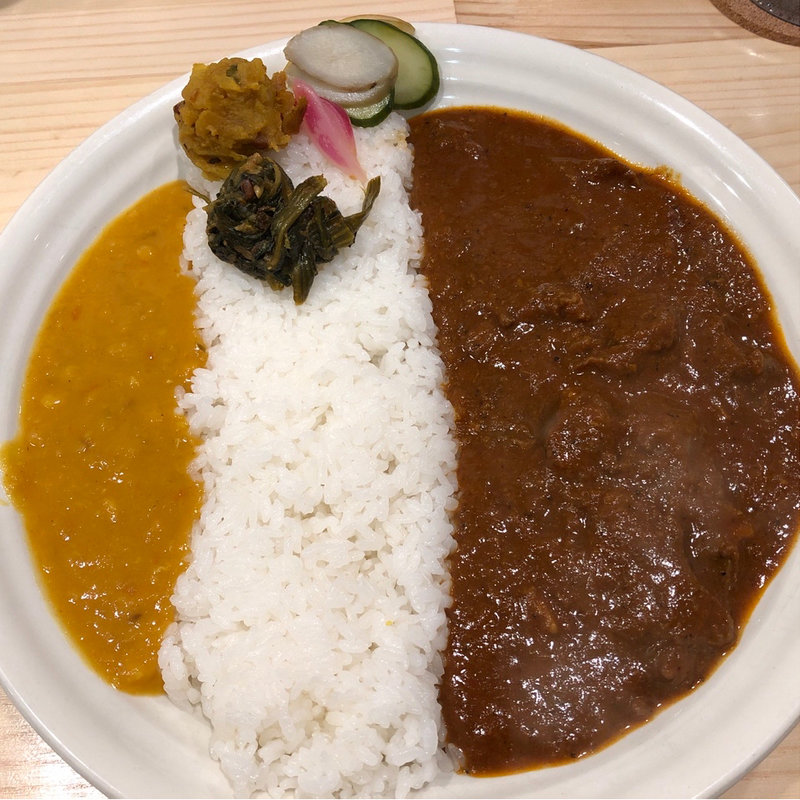 マトンカレーセット(桃の実 カレー&オリエンタル・バル)