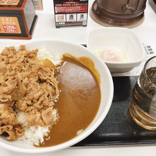 新カリガリ肉だく牛カレー(吉野家 新４号線上三川店 )
