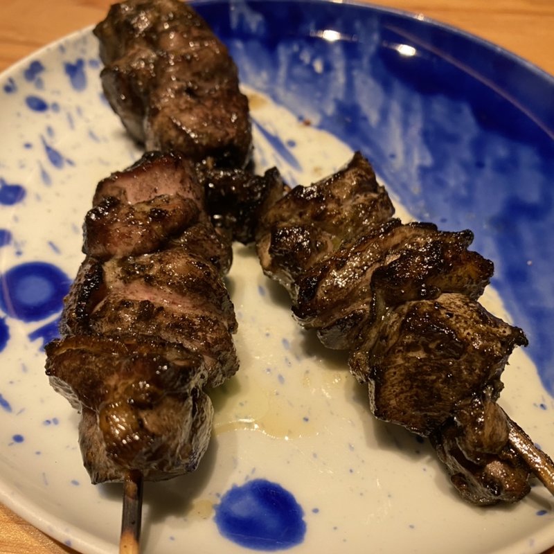 地鶏のもも串(地鶏つかだ)