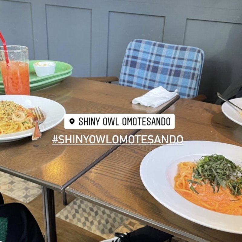 タラコと大葉のパスタ(Shiny Owl OMOTESANDO)