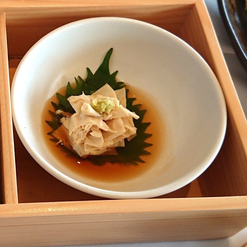 【朝食】汲み湯葉(三輪 湯河原)