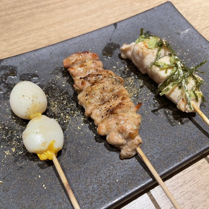 せせり・うずら・ささみ（ワサビ）(焼き鳥 わ家 住吉店)
