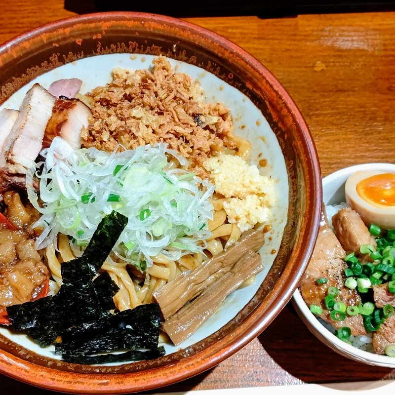 限定みたらし混ぜそば(長男、ほそのたかし)