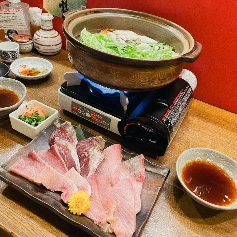 天然佐渡寒ブリのブリしゃぶ(居酒屋 佐渡の酒と肴 だっちゃ)