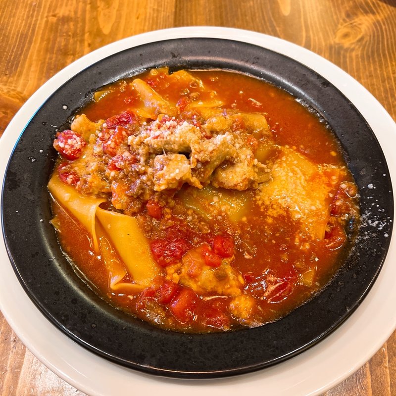 パッパルデッレ 黒毛和牛と黒豚のボロネーゼ(VANSAN 梶ヶ谷店)