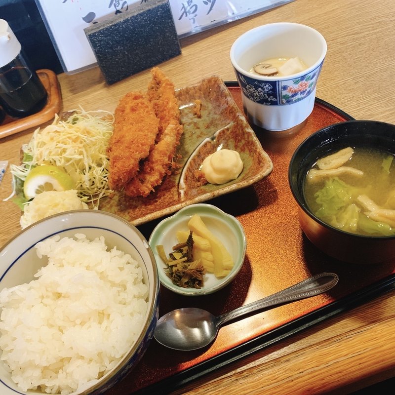 アジフライ定食(源助)