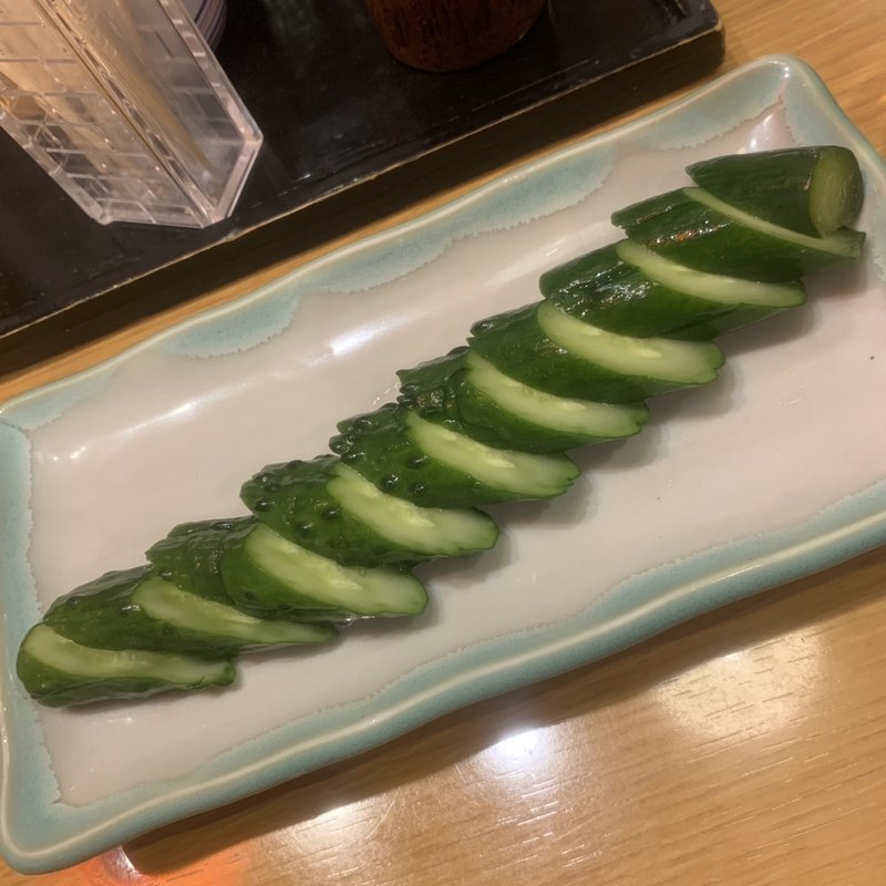 きゅうり一本漬(一軒め酒場 西武新宿駅前店)