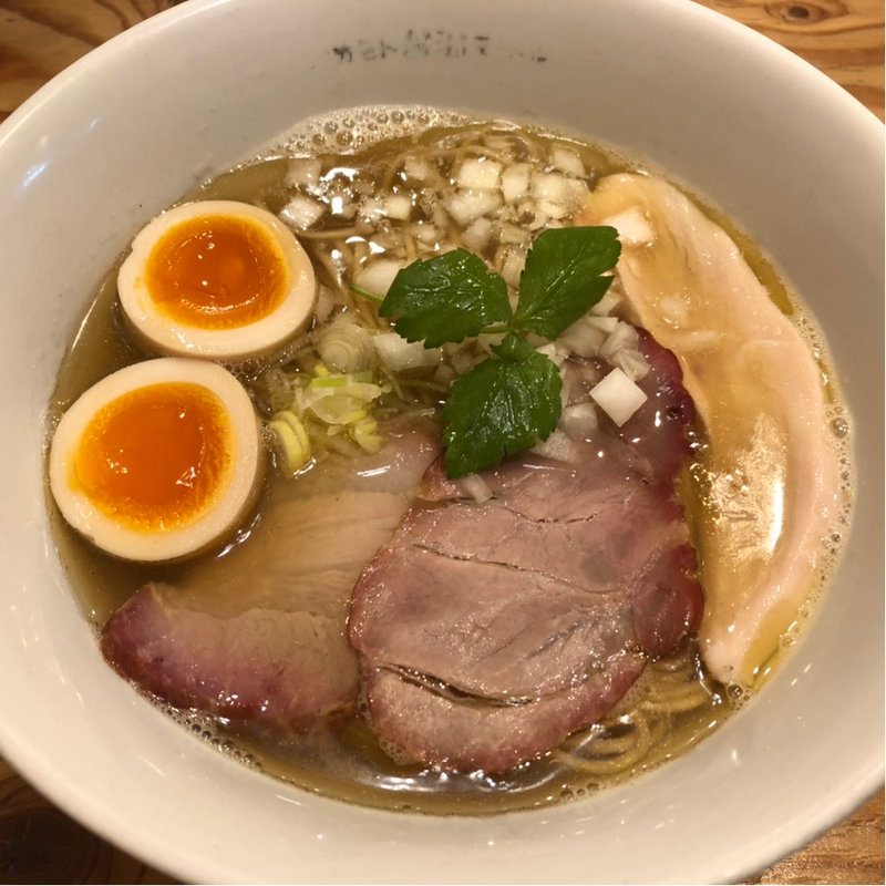 ニボシ味玉ヌードル(オカモト醤油ヌードル)