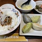 白龍・青龍ミックス餃子定食（魯肉飯・鶏肉飯）セット(PAIRON／PAIRON餃子工房)