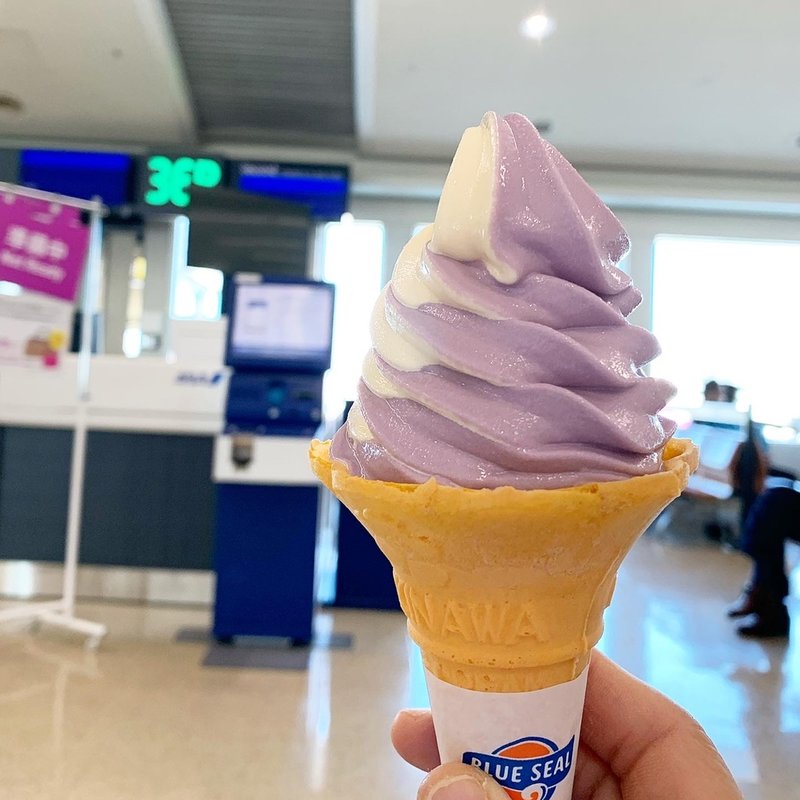 ソフトクリーム(ブルーシール ジャルックス出発売店 （BLUE SEAL）)