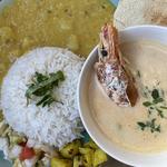 塩レモンポークキーマカレー&豆と大根のカレー(Curry&Spice 青い鳥)