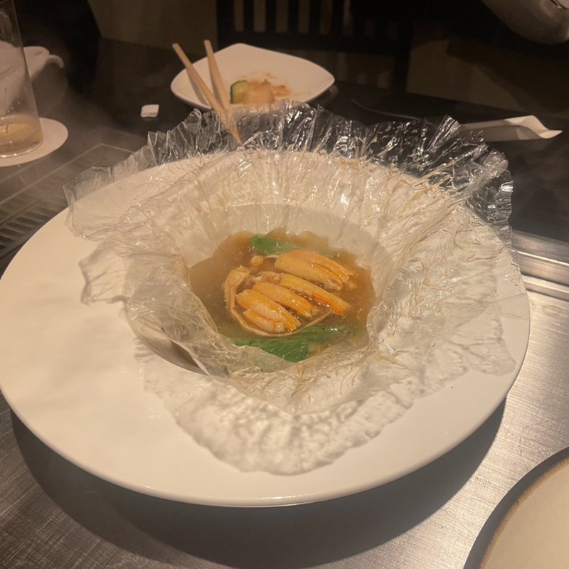 香箱がに(あつあつ 鉄板焼き )