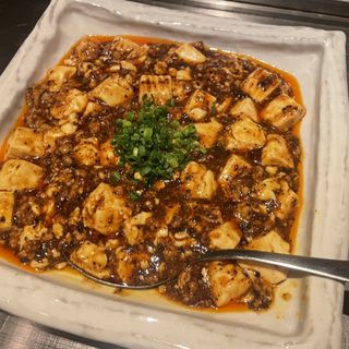 麻婆豆腐(あつあつ 鉄板焼き )