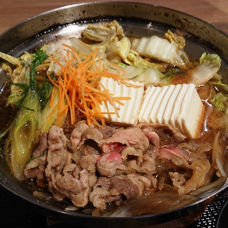 牛すき鍋膳(湯快のゆ 門真店)