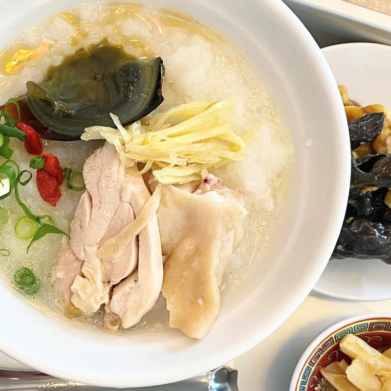 台湾粥セット(押競満寿)