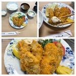 カキフライ定食(三州屋)