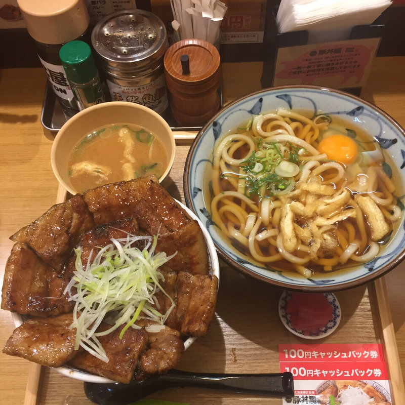 豚バラ丼 大盛(元祖豚丼屋TONTON 上新庄店)