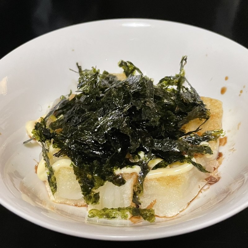 簡単揚げ餅(自宅)