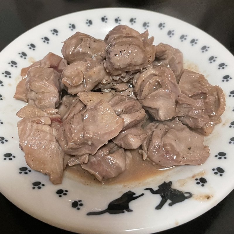 砂肝焼き(自宅)