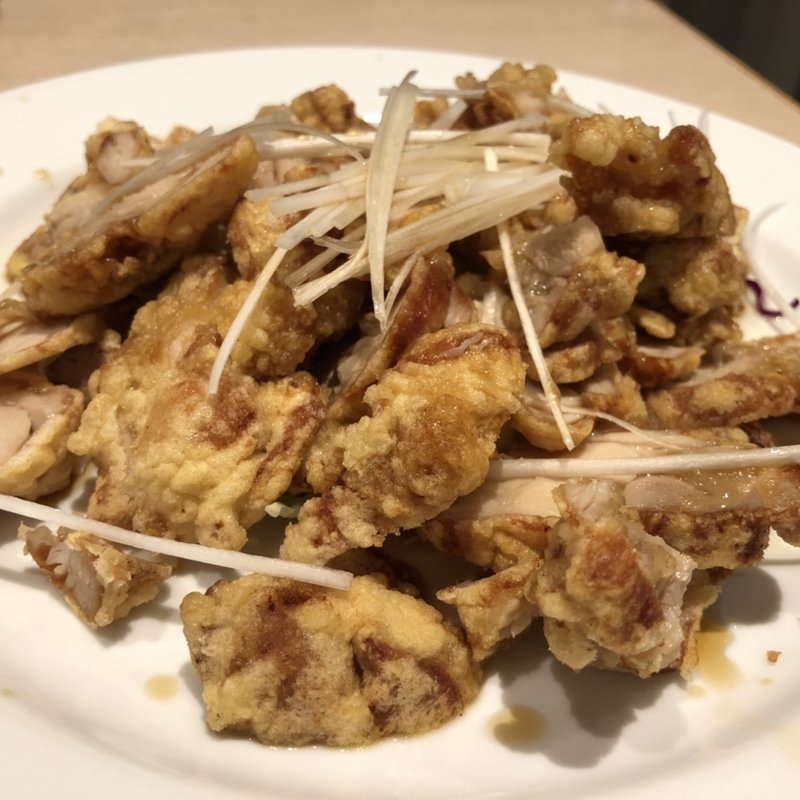 鶏肉のから揚げ甘酢がけ(油淋鶏)(廣聚隆)