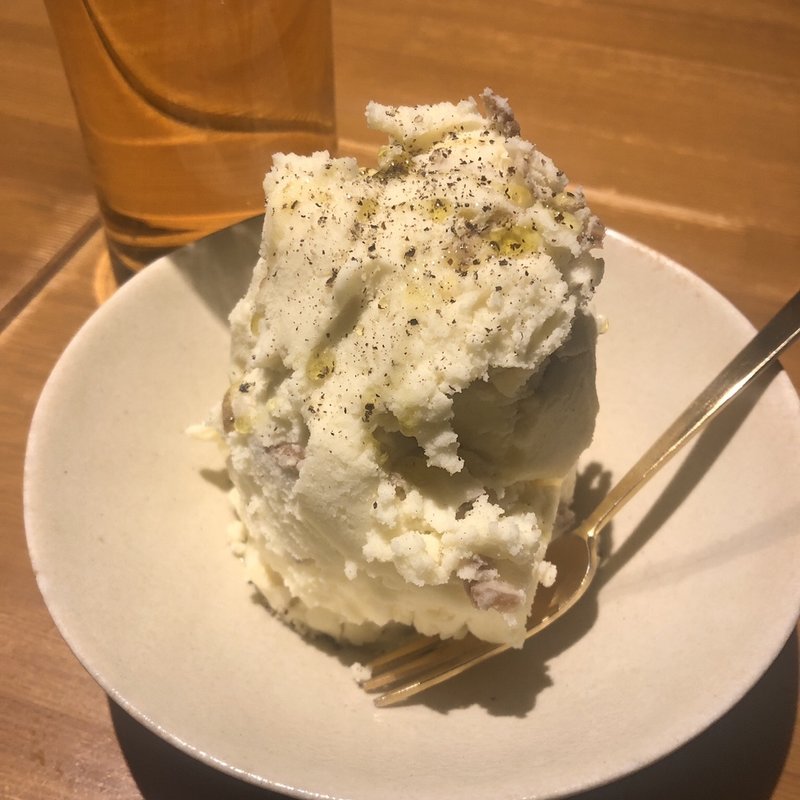 いぶりがっこのポテサラ(FORK)