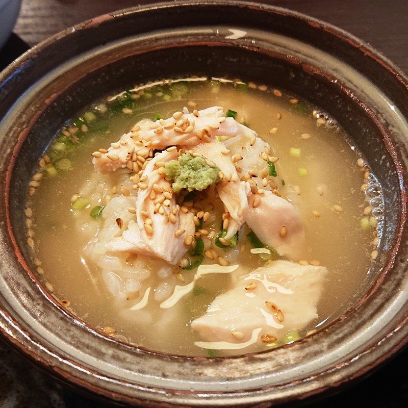 鶏だし茶漬け(やきとり家 すみれ 川崎店)