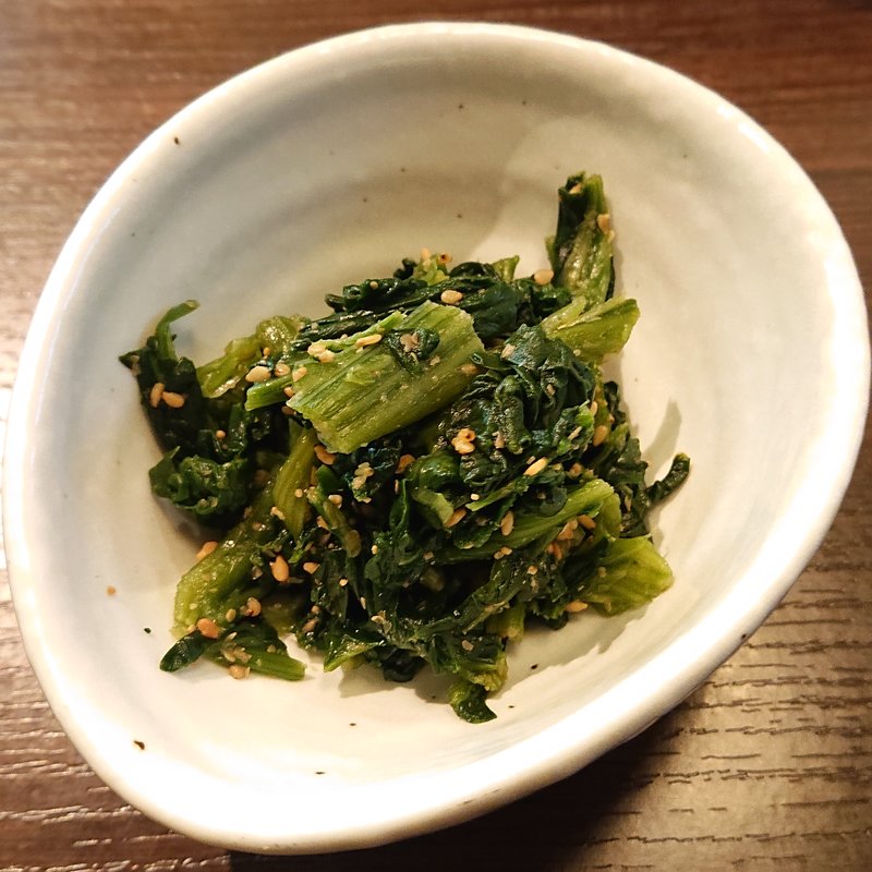 ほうれん草の胡麻和え(やきとり家 すみれ 川崎店)