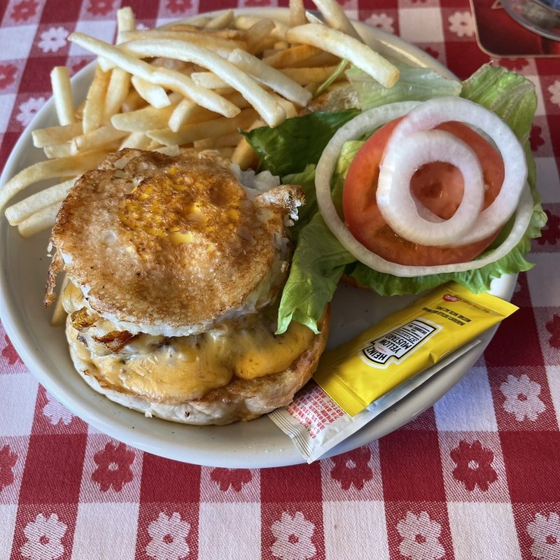 チーズバーガー(バブルオーバー )