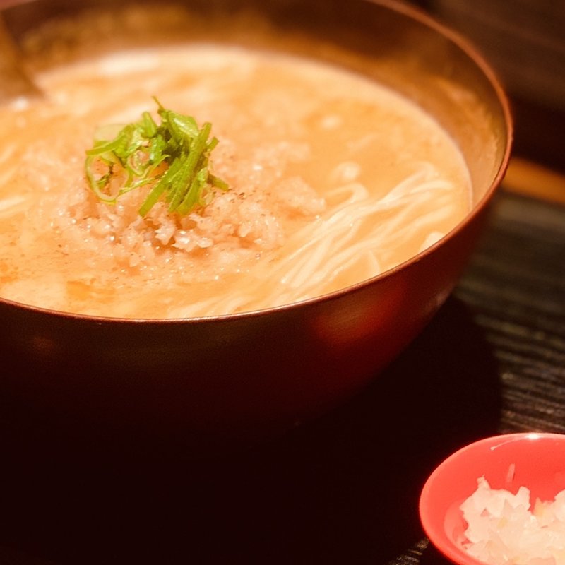 海老白湯ラーメン(海老で鯛を釣る麺堂 「神楽」)
