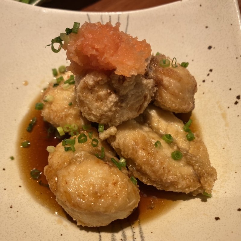 ふぐの唐揚げポン酢(鐵の家 （てつのや）)