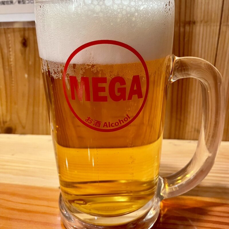 メガ金麦(鳥貴族近鉄八尾駅前店)