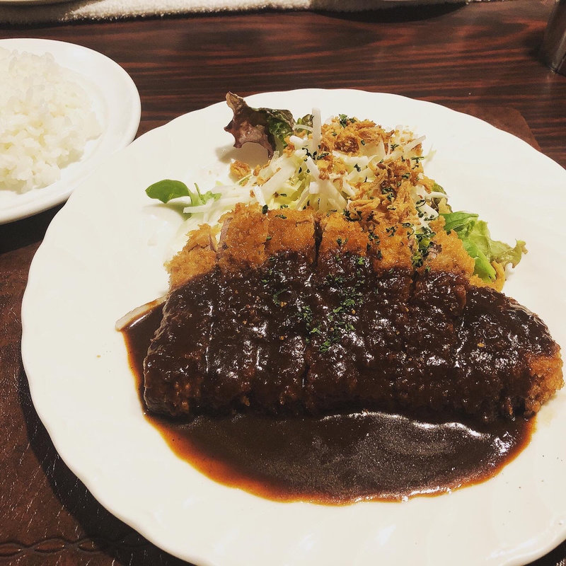 ビーフカツランチ(グリルばらの木 （ばらのき）)