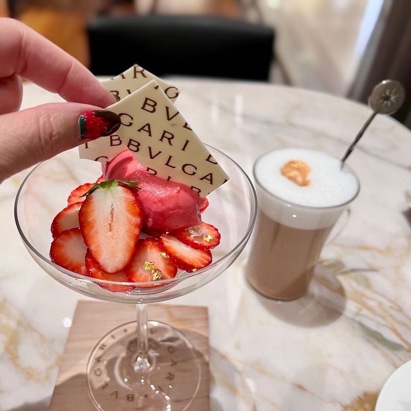 ドルチェヴィータセット(ブルガリ イル・カフェ 阪急うめだ本店)