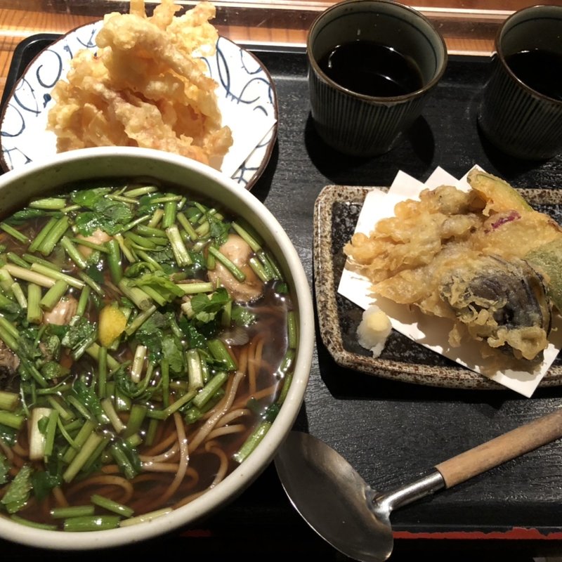 芹と牡蠣蕎麦(初代 伝五郎 )