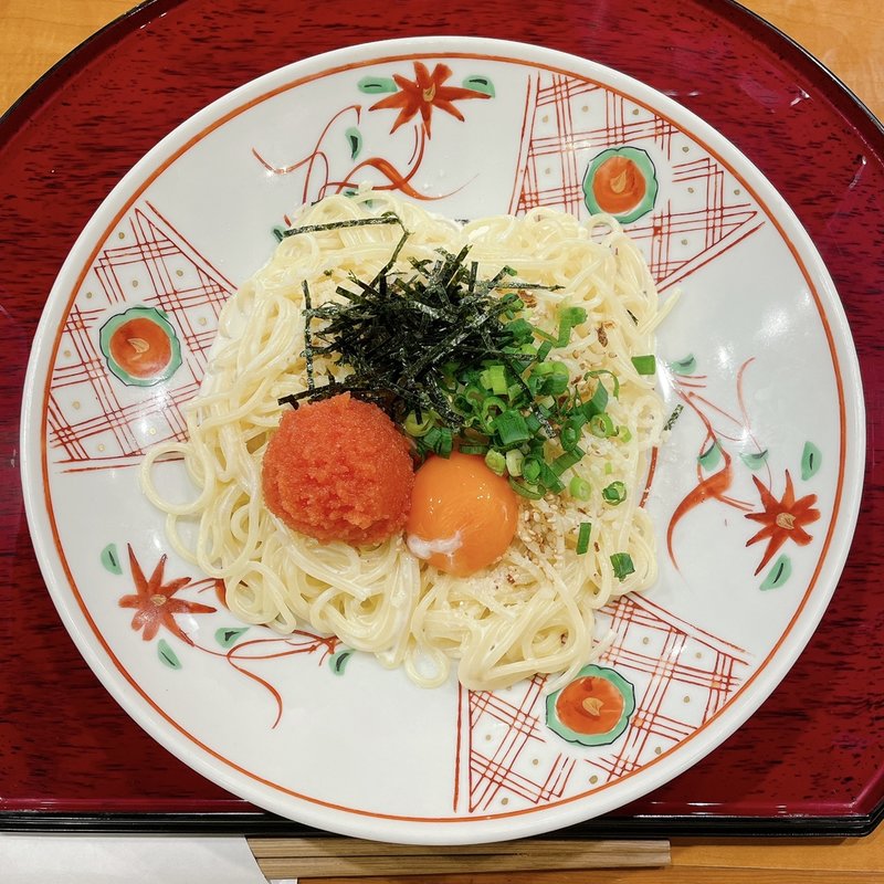 たらこのカルボナーラ(たらこと私)